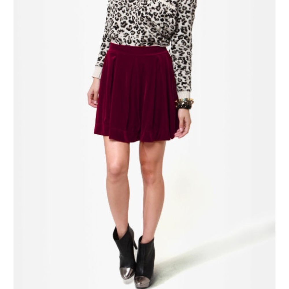 Purple Velvet mini skirt - Woman’s short Skirt